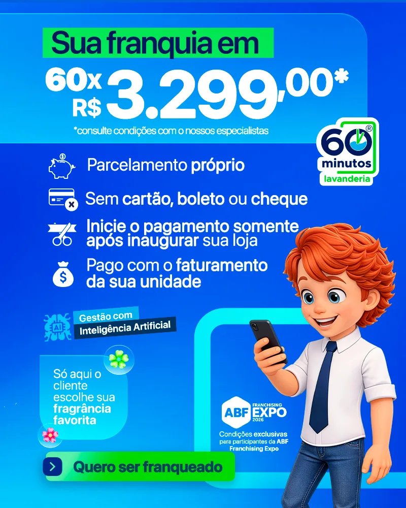 Quer abrir uma franquia de lavanderia com retorno rápido?