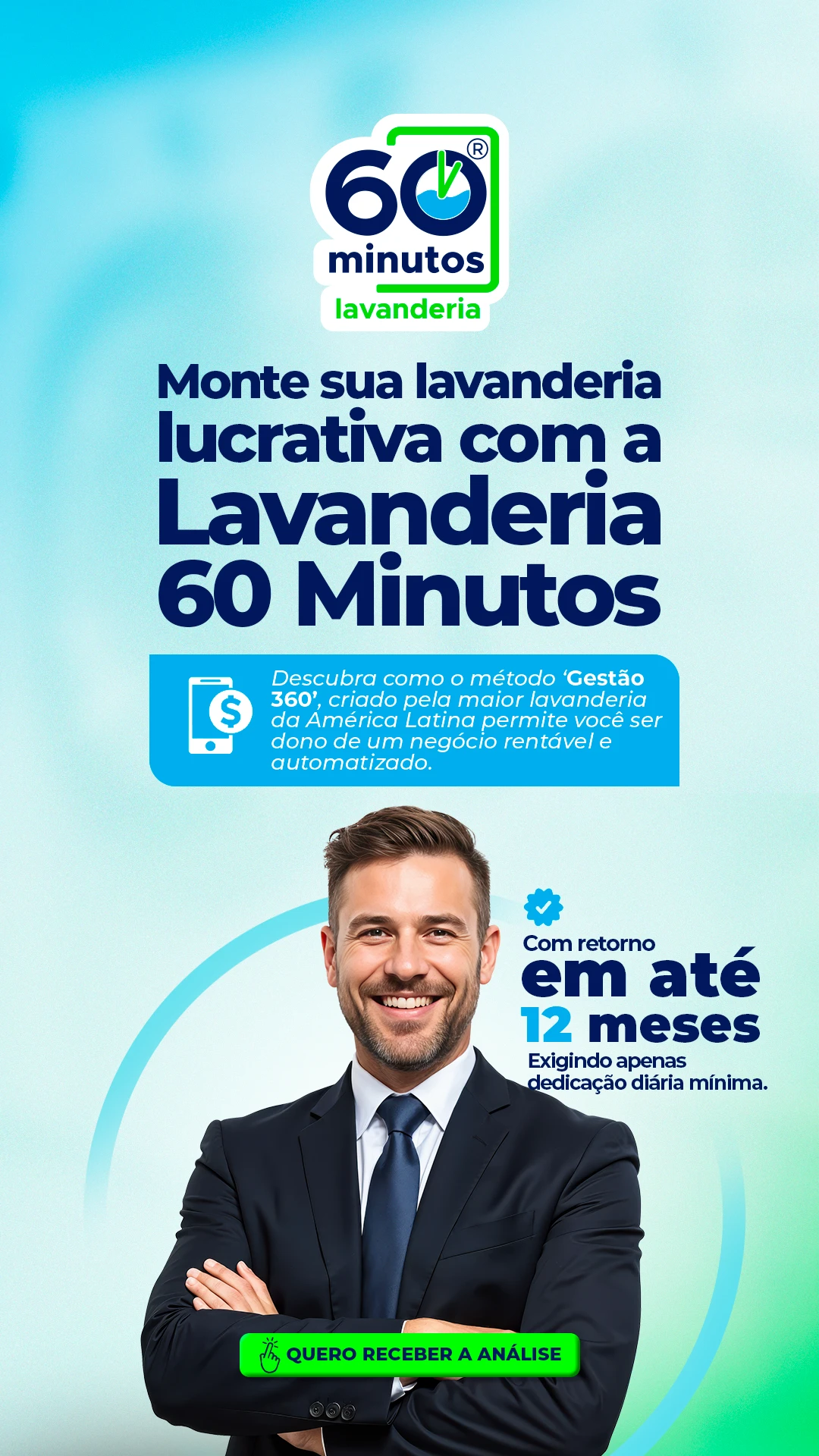Banner Mobile - Como montar uma lavanderia lucrativa com retorno em 12 meses